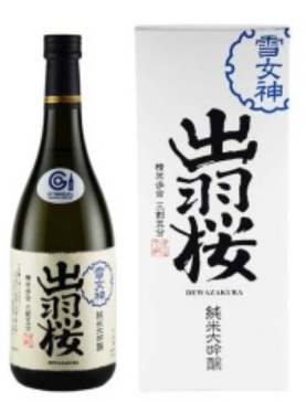 出羽桜 (出羽櫻) 純米大吟醸 雪女神 三割五分 720ml (禮盒裝)