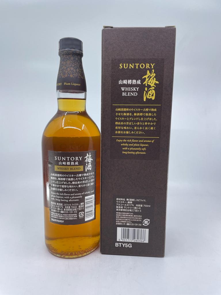 山崎蒸餾所貯蔵 焙煎樽熟成 梅酒 Whisky Blend 750ml (禮盒裝)