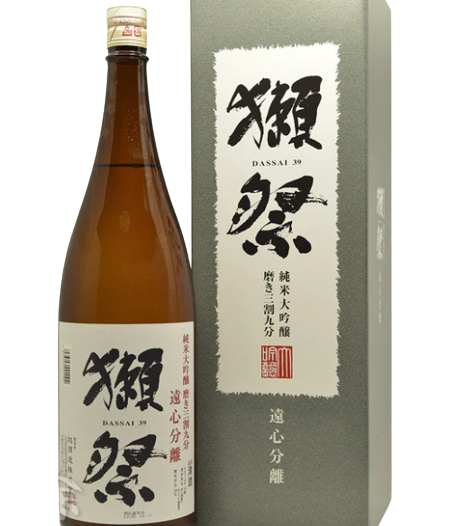 獺祭　純米大吟醸　磨き三割九分　遠心分離　1800ml　(禮盒裝)