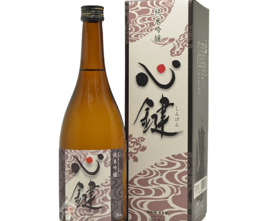 栄光冨士　(榮光富士)　心鍵　純米吟醸　720ml　(禮盒裝)