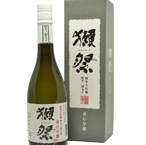 獺祭　純米大吟醸　磨き三割九分　遠心分離　720ml　(禮盒裝)