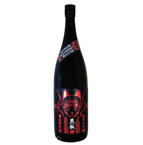 栄光冨士　(榮光富士)　BLACK FOX　純米大吟醸　無濾過　生原酒　720ml