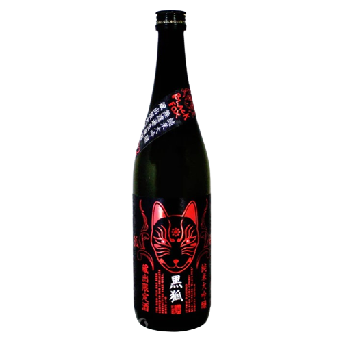 栄光冨士　(榮光富士)　BLACK FOX　純米大吟醸　無濾過　生原酒　720ml