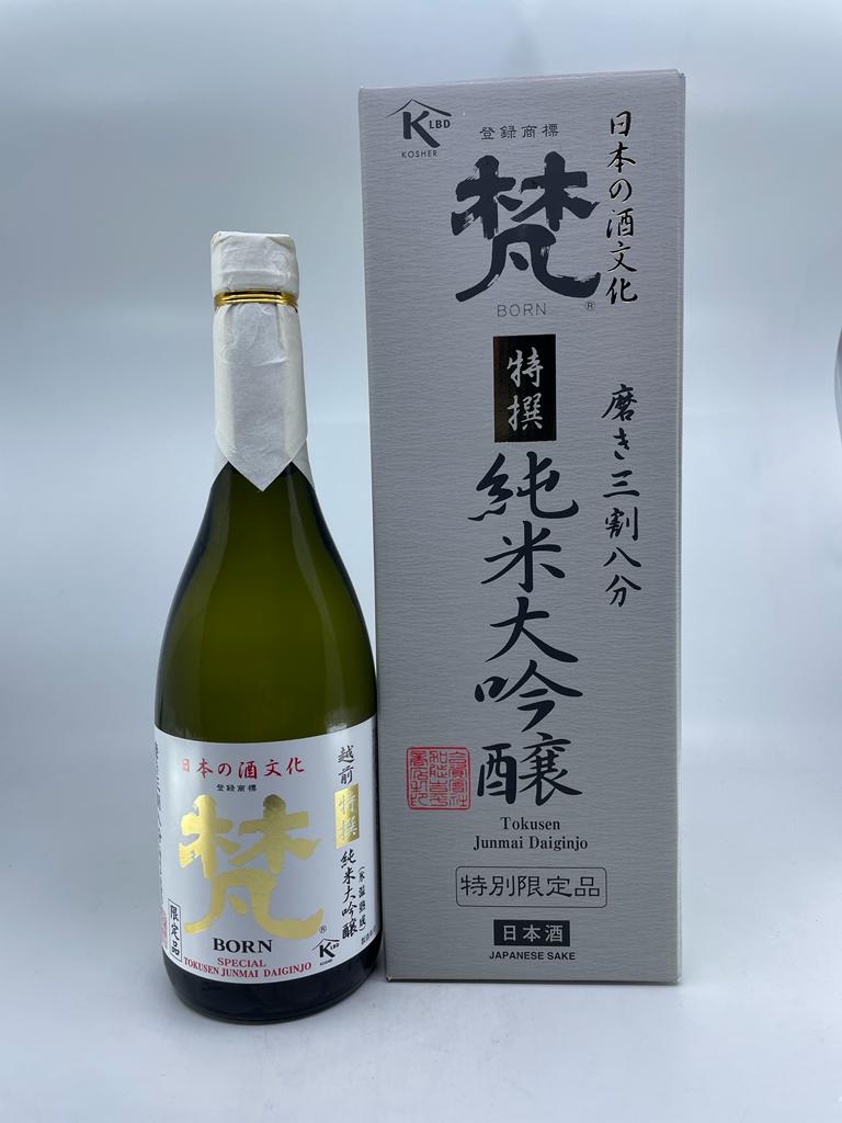 梵　特撰　純米大吟醸　磨き三割八分　720ml　(禮盒裝)